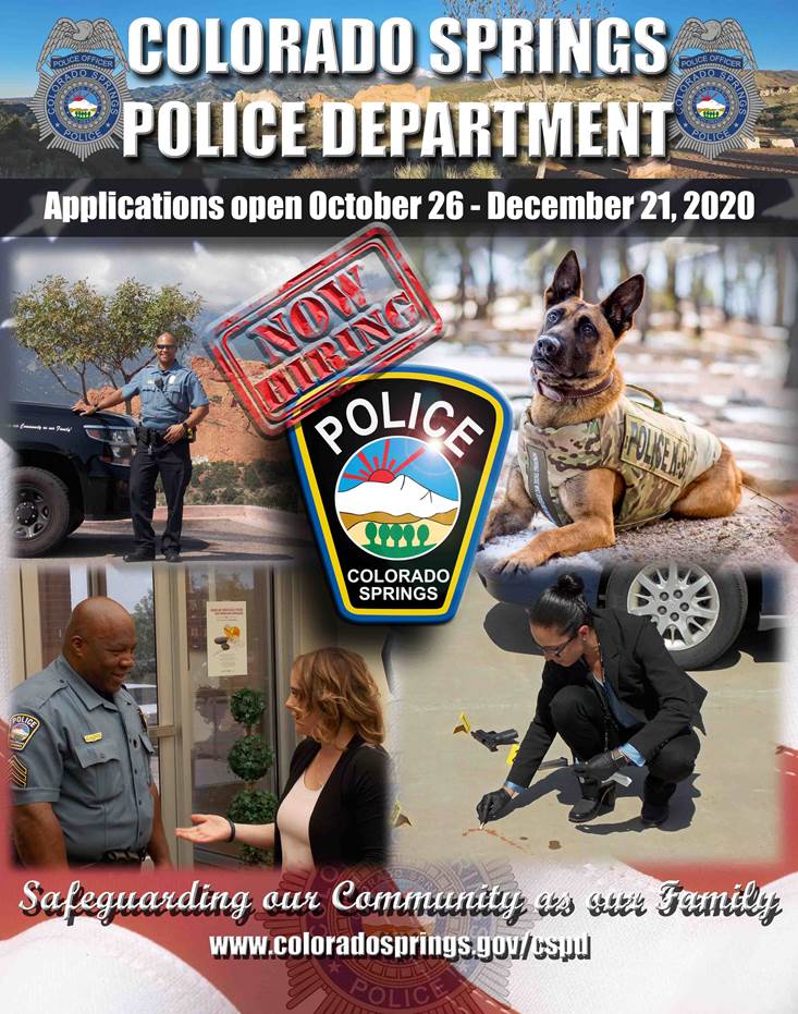 Job Opportunity Colorado Springs Police Department