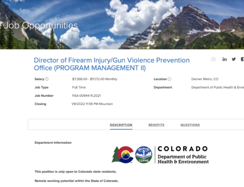 Job Opportunity: Director Position for the Office of Gun Violence Prevention