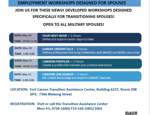 Transitioning Spouses Workshops