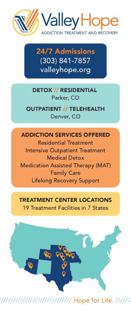 Valley Hope’s Veteran and Military Services Program strives to serve every Veteran and their family with competent, compassionate and responsive addiction treatment in an environment that understands and supports the unique experiences of Veterans and military families.