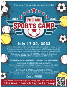 Free Sports Camp for kids k-5th grade