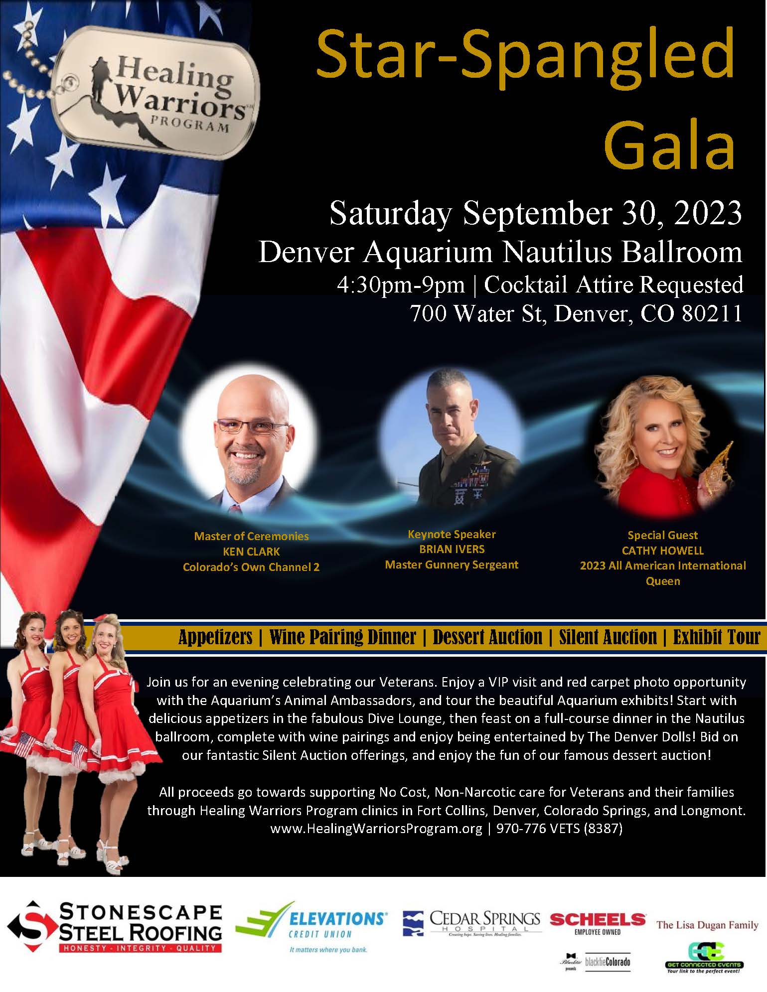 Join the Healing Warriors Program for a Star-Spangled Gala – Colorado JCF