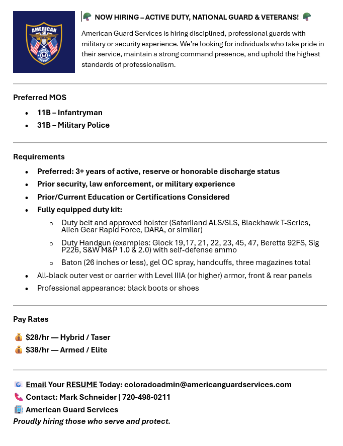 American Guard Services American Guard Services